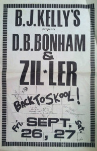 BJ Kelly Poster DB Bonham and Zillar