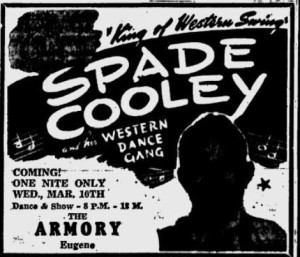 Spade Cooley at Eugene Armory